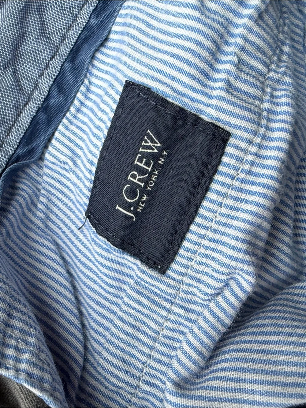 J Crew Men's Club Short Gray Cotton Shorts